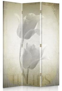 Paraván Retro Tulipány Rozměry: 110 x 170 cm, Provedení: Klasický paraván