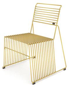 111 Furniture Stohovatelná designová židle Vera Barva: Zlatá