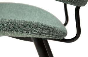 ​​​​​Dan-Form Zelená látková jídelní židle DAN-FORM Napoleon