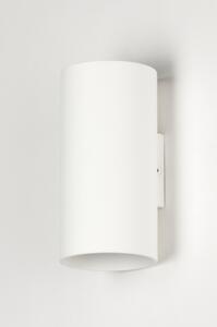 Nástěnné koupelnové designové bílé svítidlo Baurne White (LMD)