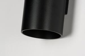 Nástěnné koupelnové designové černé svítidlo Baurne Black (LMD)