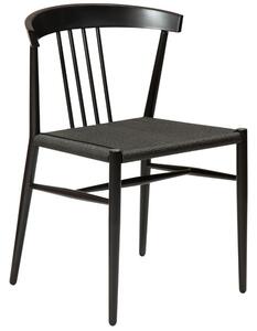 ​​​​​Dan-Form Černá kovová jídelní židle DAN-FORM Sava s výpletem