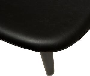 ​​​​​Dan-Form Černá koženková jídelní židle DAN-FORM Paragon
