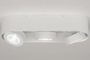 Stropní bodové bílé LED svítidlo Troncetto III (LMD)