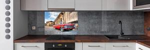 Panel do kuchyně Červený Chevrolet pl-pksh-100x70-f-28895632