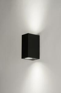 Nástěnné koupelnové černé svítidlo Detroit V Black (LMD)