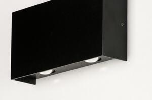 Nástěnné koupelnové černé LED svítidlo Corte Black (LMD)