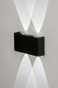 Nástěnné koupelnové černé LED svítidlo Corte Black (LMD)