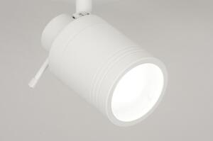 Stropní nebo nástěnné bodové bílé koupelnové svítidlo Spot Riva White (LMD)