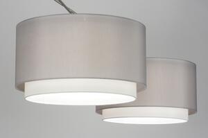 Závěsné designové šedé svítidlo Snap Duo Lumina Nocce Yersey (LMD)