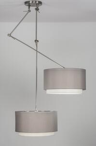 Závěsné designové šedé svítidlo Snap Duo Lumina Nocce Yersey (LMD)