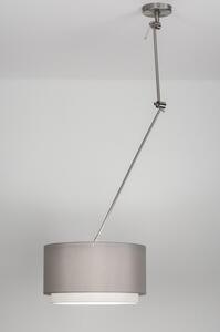Závěsné designové šedé svítidlo Piega Yersey (LMD)