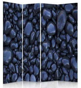 Paraván Černé kameny Rozměry: 110 x 170 cm, Provedení: Klasický paraván