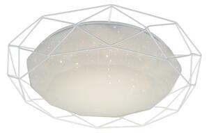 CLX Stropní LED osvětlení IGNAZIO, 24W, teplá bílá, 43cm, kulaté, bílé 98-66251