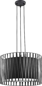 TK-LIGHTING Závěsné moderní osvětlení MASSIMO, 3xE27, 60W, černé 1655