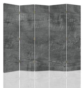 Paraván Šedé dřevo Velikost: 180 x 170 cm, Provedení: Klasický paraván