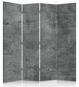 Paraván Šedé dřevo Rozměry: 145 x 170 cm, Provedení: Klasický paraván