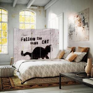 Paraván Za černou kočkou Rozměry: 110 x 170 cm, Provedení: Klasický paraván
