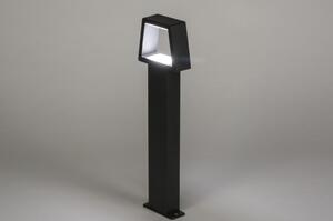 Venkovní stojanové černé LED svítidlo Chiara (LMD)