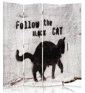 Paraván Za černou kočkou Rozměry: 145 x 170 cm, Provedení: Klasický paraván