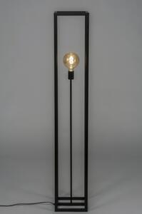 Stojací industriální černá lampa Boston Vernon Black (LMD)