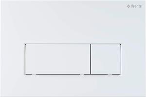 Deante, splachovací tlačítko Slim pro závěsný rám Deante, bílá, CST_A51P