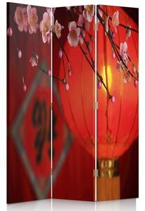 Paraván Japonská lucerna Velikost: 110 x 170 cm, Provedení: Klasický paraván