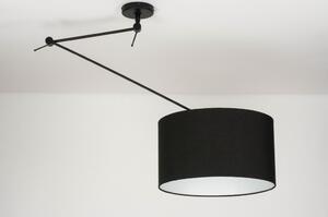 Závěsné designové černé svítidlo Snap Light Black and Black (LMD)