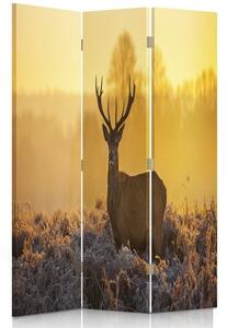 Paraván Jelen při západu slunce Rozměry: 180 x 170 cm, Provedení: Klasický paraván