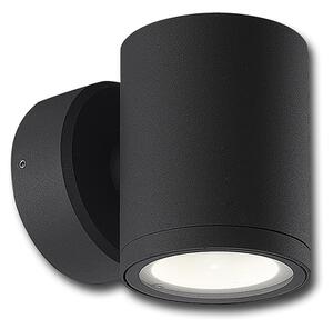 McLED Venkovní LED nástěnné osvětlení VERONA R, 7W, 3000K, IP65, černé ML-518.013.19.0