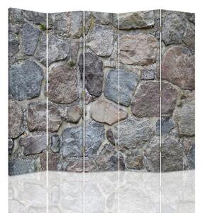 Paraván Kamenná stěna Rozměry: 180 x 170 cm, Provedení: Klasický paraván