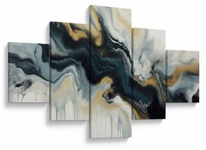 Obraz - Mramorovaná kresba (125x70 cm)