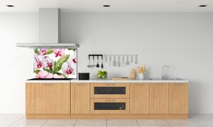 Panel do kuchyně Růžové orchideje pl-pksh-100x70-f-98952398