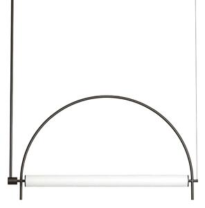 Aromas Arc LED závěsné svítidlo Černá matná