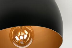 Stropní designové svítidlo Bond Black and Gold (LMD)
