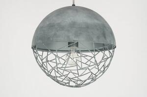 Závěsné designové šedé svítidlo Jessica Beton 35 (LMD)