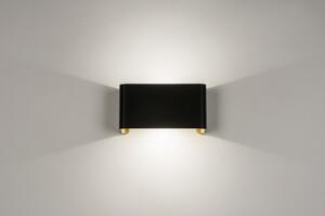 Nástěnné černé LED svítidlo Giorgia B (LMD)