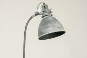 Stojací industriální šedá lampa Martonn Beton (LMD)