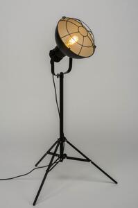 Stojací industriální lampa Farro Black (LMD)