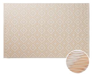 COLOUR CLASH Vnitřní a venkovní koberec čtverce 180 x 118 cm - krémová