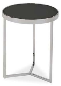 SIGNAL Konferenční stolek - DELIA I, černá/chrom