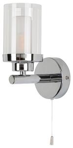 RABALUX Nástěnné koupelnové svítidlo s vypínačem AVIVA, 1xG9, 28W, chromované 005087