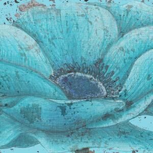 Paraván Tajemství modré květiny Rozměry: 145 x 170 cm, Provedení: Klasický paraván