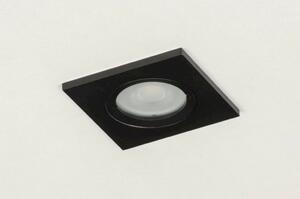 Zápustné černé koupelnové svítidlo (LMD)