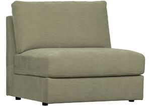 WOOOD Zelený látkový středový modul Flaireen 90 cm