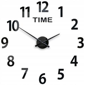 Nástěnné hodiny ModernClock černé 75 cm