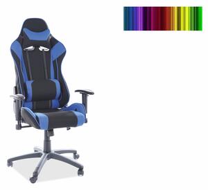 Kancelářská židle - VIPER, čalouněná, různé barvy na výběr Čalounění: černá/červená