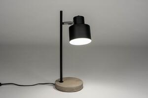 Stolní designová černá lampa Belava (LMD)