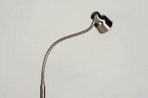 Stojací designová lampa Silver Yalle (LMD)