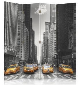 Paraván New York Taxi Rozměry: 145 x 170 cm, Provedení: Klasický paraván
